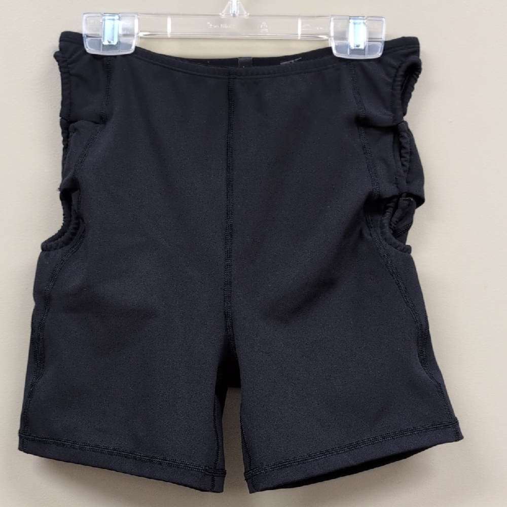 Savage X Fenty Black Wildcat High Waist Shorts Size Medium - Picture 2 of 8
